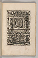 Miscellany of 17th-century Ornament Print Series: Examples of Antique Chimneypieces, Cabinets, Gueridons, Tables and Mirrors, in addition to Italian Church Facades, by illustrious architects, or a sequel to S. Bosboom, Jan Barend Elwe (Dutch, active Amsterdam, 1777–1815), Etching and engraving