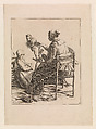 A Woman Spinning, Plate 4 from "Five Feminine Occupations", Geertruydt Roghman  Dutch, Engraving