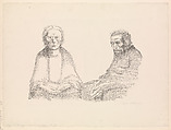 The Parents of the Artist (Die Eltern Der Küstlerin), Käthe Kollwitz  German, Lithograph