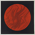 Untitled [Red Circle on Black, A/P XXIII), Henry Pearson American, Lithograph