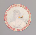 Cobweb Valentine, Anonymous  , American or British, 19th century, Watercolor, cut tissue on board
