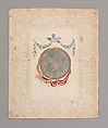 Metallic Double Cobweb Valentine, Anonymous, British, 19th century, Lithography, watercolor, metallic paper on embossed paper