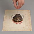 Metallic Double Cobweb Valentine, Anonymous, British, 19th century, Lithography, watercolor, metallic paper on embossed paper
