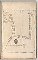 Ground plan of Ancient Palace at Eltham, from Edward Hasted's "The History and Topographical Survey of the County of Kent", vols. 1-3, John Bayly British, Etching and engraving