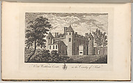 West Wickham Court in the County of Kent, from Edward Hasted's "The History and Topographical Survey of the County of Kent", vols. 1-3, Anonymous, British, 18th century British, Etching and engraving