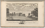 Belvidere House, near Erith, in the County of Kent, from Edward Hasted's "The History and Topographical Survey of the County of Kent", vols. 1-3, Richard Bernard Godfrey  British, Etching and engraving
