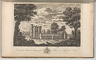 Ruins of the Ancient Archiepiscopal Palace at Otford in Kent, from Edward Hasted's "The History and Topographical Survey of the County of Kent", vols. 1-3, John Bayly British, Etching and engraving