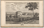 Montreal, near Sevenoke, in the County of Kent, from Edward Hasted's "The History and Topographical Survey of the County of Kent", vols. 1-3, William Watts British, Etching and engraving
