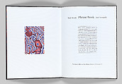 Phrase Book, Rick Moody (American, born New York, 1961), Artist's book