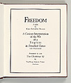 Freedom, a Fable, Kara Walker (American, born Stockton, California, 1969), Pop-up artist's book