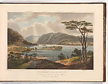 View from Fishkill Looking To West-Point (No. 15 of The Hudson River Portfolio), Etching begun by John Rubens Smith (American, London 1775–1849 New York), Aquatint printed in color with hand-coloring; first state (Koke)