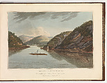 View Near Fort Montgomery (No. 22 (later changed to No. 18) of The Hudson River Portfolio), John Hill  American, born England, Aquatint printed in color with hand-coloring; first state of three (Koke)