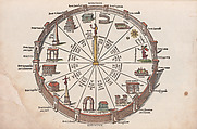 Antiquae Urbis Romae cum Regionibus Simulacrum, Written by Fabio Calvo (Italian, probably Ravenna ca. 1450–1527 Rome), Printed book with hand-colored woodcuts