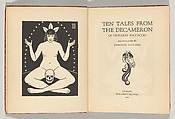 Art Deco Illustrated Books: Ten Tales from the Decameron of Giovanni Boccaccio; Brutus the Fool, Part I., Mabel Charlotte Alleyne (British, Southampton 1896–1961), Illustrations: wood engraving; pen and black ink