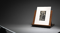 Alice, la Belle Pèlerine, Sir Edward Burne-Jones (British, Birmingham 1833–1898 Fulham), Graphite and black ink, heightened with white, on vellum; the head and shoulders on a subsidiary piece of vellum