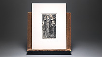 Alice, la Belle Pèlerine, Sir Edward Burne-Jones (British, Birmingham 1833–1898 Fulham), Graphite and black ink, heightened with white, on vellum; the head and shoulders on a subsidiary piece of vellum