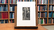 Alice, la Belle Pèlerine, Sir Edward Burne-Jones (British, Birmingham 1833–1898 Fulham), Graphite and black ink, heightened with white, on vellum; the head and shoulders on a subsidiary piece of vellum