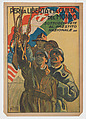 For the Freedom and Civilization of the World, Support the National Loan, Marcello Dudovich Italian, Color lithograph