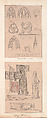 Sketches, Volume one, Augustus Welby Northmore Pugin (British, London 1812–1852 Ramsgate), Ink and wash and graphite