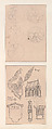 Sketches, Volume one, Augustus Welby Northmore Pugin (British, London 1812–1852 Ramsgate), Ink and wash and graphite