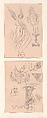 Sketches, Volume one, Augustus Welby Northmore Pugin (British, London 1812–1852 Ramsgate), Ink and wash and graphite