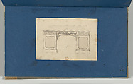 Library Table, from Chippendale Drawings, Vol. II, Thomas Chippendale (British, baptised Otley, West Yorkshire 1718–1779 London), Black ink, gray wash