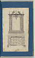 Desk and Bookcase, from Chippendale Drawings, Vol. II, Thomas Chippendale (British, baptised Otley, West Yorkshire 1718–1779 London), Black ink, gray wash