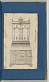 Desk and Bookcase, from Chippendale Drawings, Vol. II, Thomas Chippendale (British, baptised Otley, West Yorkshire 1718–1779 London), Black ink, gray wash