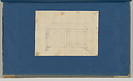 French Commode, from Chippendale Drawings, Vol. II, Thomas Chippendale (British, baptised Otley, West Yorkshire 1718–1779 London), Graphite