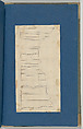 Moldings for Gothic Library Bookcase, from Chippendale Drawings, Vol. II, Thomas Chippendale (British, baptised Otley, West Yorkshire 1718–1779 London), Black ink