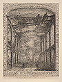 Interior view of the Enfants Trouvés, Etienne Fessard French, Etching