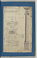 The General Proportion of the Ionick [Ionic] Order, in Chippendale Drawings, Vol. I, Thomas Chippendale (British, baptised Otley, West Yorkshire 1718–1779 London), Black ink and gray wash