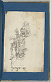 Unfinished Design for a Bed, in Chippendale Drawings, Vol. I, Thomas Chippendale (British, baptised Otley, West Yorkshire 1718–1779 London), Black ink, gray wash