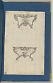 Sideboard Tables, in Chippendale Drawings, Vol. I, Thomas Chippendale (British, baptised Otley, West Yorkshire 1718–1779 London), Black ink, gray ink, gray wash