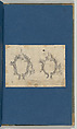 Shields for Pediments, in Chippendale Drawings, Vol. I, Thomas Chippendale (British, baptised Otley, West Yorkshire 1718–1779 London), Black ink, gray ink, gray wash