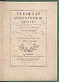 Elements d'Orfevrerie Divisés en deux Parties de Cinquante Feuilles, Pierre Germain (French, Villeneuve-lès-Avignon 1703–1783 Paris), Etching