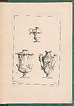 Elements d'Orfevrerie Divisés en deux Parties de Cinquante Feuilles, Pierre Germain (French, Villeneuve-lès-Avignon 1703–1783 Paris), Etching