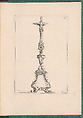 Elements d'Orfevrerie Divisés en deux Parties de Cinquante Feuilles, Pierre Germain (French, Villeneuve-lès-Avignon 1703–1783 Paris), Etching
