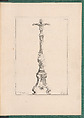 Elements d'Orfevrerie Divisés en deux Parties de Cinquante Feuilles, Pierre Germain (French, Villeneuve-lès-Avignon 1703–1783 Paris), Etching