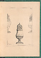 Elements d'Orfevrerie Divisés en deux Parties de Cinquante Feuilles, Pierre Germain (French, Villeneuve-lès-Avignon 1703–1783 Paris), Etching