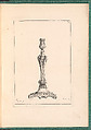 Elements d'Orfevrerie Divisés en deux Parties de Cinquante Feuilles, Pierre Germain (French, Villeneuve-lès-Avignon 1703–1783 Paris), Etching