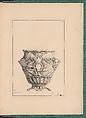 Elements d'Orfevrerie Divisés en deux Parties de Cinquante Feuilles, Pierre Germain (French, Villeneuve-lès-Avignon 1703–1783 Paris), Etching