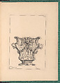 Elements d'Orfevrerie Divisés en deux Parties de Cinquante Feuilles, Pierre Germain (French, Villeneuve-lès-Avignon 1703–1783 Paris), Etching
