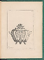 Elements d'Orfevrerie Divisés en deux Parties de Cinquante Feuilles, Pierre Germain (French, Villeneuve-lès-Avignon 1703–1783 Paris), Etching