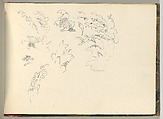 Normandy Sketchbook, Eugène Delacroix (French, Charenton-Saint-Maurice 1798–1863 Paris), Graphite and watercolor, period binding
