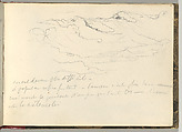 Normandy Sketchbook, Eugène Delacroix (French, Charenton-Saint-Maurice 1798–1863 Paris), Graphite and watercolor, period binding
