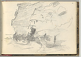 Normandy Sketchbook, Eugène Delacroix (French, Charenton-Saint-Maurice 1798–1863 Paris), Graphite and watercolor, period binding