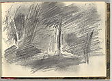 Normandy Sketchbook, Eugène Delacroix (French, Charenton-Saint-Maurice 1798–1863 Paris), Graphite and watercolor, period binding