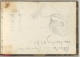Normandy Sketchbook, Eugène Delacroix (French, Charenton-Saint-Maurice 1798–1863 Paris), Graphite and watercolor, period binding