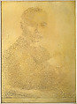 Portrait of Edward D. Adams, Alphonse Legros  French and British, Copper plate, gilded